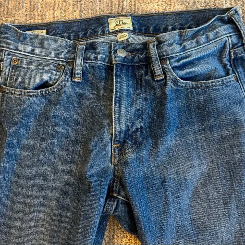 J. Crew 100% Cotton 484 Slim Fit denim Blue Jeans 29” waist boy men light school